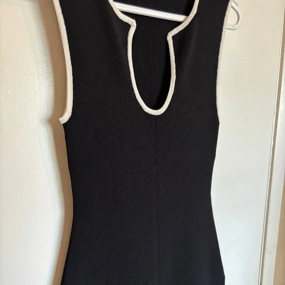 Midi Black Sweater Dress Size Large - Picture 4 of 7